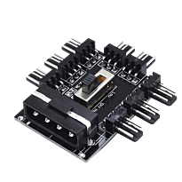 Molex to 8 X Fan+ Speed Selector