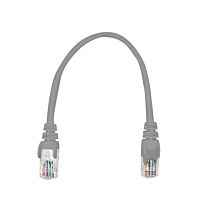 Linkbasic 22cm UTP Cat5e Flylead Grey