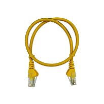 Linkbasic 50cm UTP Cat5e Flylead Yellow