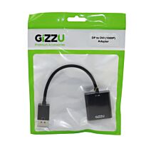 GIZZU Display Port Male to DVI Female Adapter 0.15m Polybag
