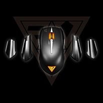 Gamdias Erebos GMS7510 Laser MOBA Gaming Mouse 3 Set Ambidextrous Adjustable Side PanelsWeight System