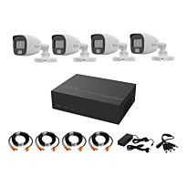 Hilook 4Ch 4x 2MP Bullet Cameras with 330GB SSD CCTV DIY