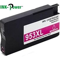 Inkpower Generic Replacement Cartridge F6U17AE for HP Officejet Ink Cartridge 953XL Magenta