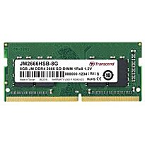 Transcend 8GB DDR4 2666MHz SO-DIMM 1rx8 1gx8 CL19 1.2v Memory Module