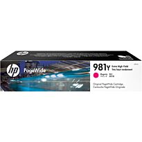 HP # 981Y High Yield Magenta Original PageWide Cartridge - MFP586/Color 556 seriesE58650