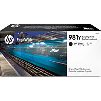 HP # 981Y High Yield Black Original PageWide Cartridge - MFP586/Color 556 series/E58650