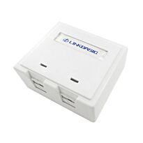 Linkbasic Cat5e Double Surface Mount Box