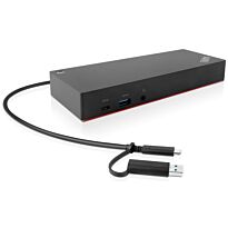 Lenovo - Thinkpad Hybrid USB-C With USB-A Dock