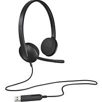 Logitech H340 USB Computer headset Black - USB