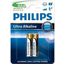 Philips Extreme Power 2 x AAA Size / LR03 Ultra Alkaline batteries