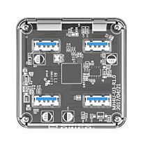 Orico 4 Port USB3.0 Transparent Hub