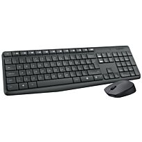Logitech MK235 Grey Wireless Keyboard and Mouse