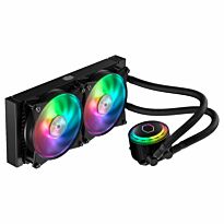 Cooler Master MasterLiquid ML240R ARGB Liquid Cooler 240mm Radiator 2x120mm MasterFan ARGB Fan ARGB Pump Head