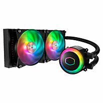 Cooler Master MasterLiquid ML240R ARGB Liquid Cooler 240mm Radiator 2x120mm MasterFan ARGB Fan ARGB Pump Head