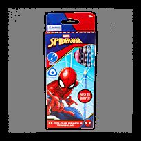 Spiderman 12 Colour Pencils Triangular Multi