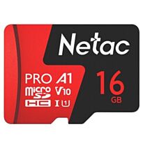 Netac P500 Extreme Pro 16GB Class 10 V10 U1 MicroSDHC Card & Adapter