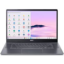 Acer Chromebook Plus 515 Intel Core i5-1235U 4.40GHz 10-Core 15.6 inch Full HD (1920x1080) IPS Touch ComfyView 8GB (On-Board) LPDDR5X 256GB M.2 NVMe SSD Google ChromeOS Iron Grey Laptop