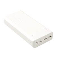 Romoss Pulse 30 30000mAh Input: Type-C|Micro USB|Lightning (8pin)|Output: 1 x USB 5V 2.1A|1 x USB 5V 1A Power Bank - White