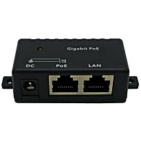 Single Port Gigabit Passive PoE Injector