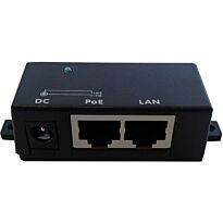 Single Port Fast Ethernet Passive PoE Injector