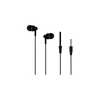 Pro Bass Genesis Series Packaged Aux Earphone No Microphone Black