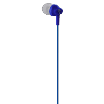 Pro Bass Genesis series Packaged Aux earphone No Microphone Royal Blue