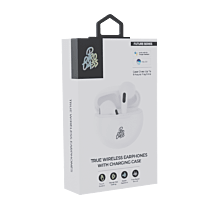 Pro Bass Future Series True Wireless Earphones with Charging Case - White