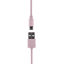 Pro Bass Power series Boxed round Micro USB Cable Pastel Pink 1m