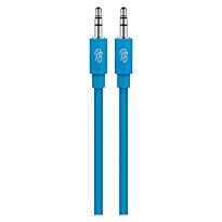 Pro Bass Unite Series- Boxed Auxiliary Cable-Blue 1m