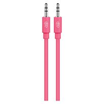 Pro Bass Unite Series- Boxed Auxiliary Cable-Pastel Pink 1m