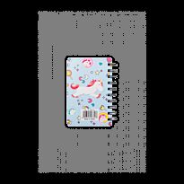 Quest Unicorn Spiral Notebook Aqua