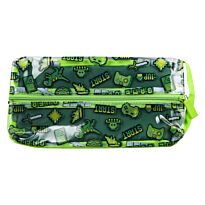 Quest Clear PVC Pencil Case Gamer Green