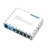 MikroTik hAP 2.4GHz 1.5dBi 5 Port Ethernet WiFi Router | RB951Ui-2nD