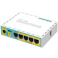 MikroTik hEX PoE Lite 5 Port Ethernet 4 PoE Router | RB750UPr2