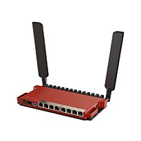 MikroTik 8 Gigabit 1x2.5Gbps SFP+ Dual Core WiFi 6 Router | L009UiGS-2HaxD-IN