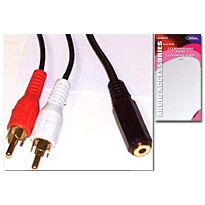 RCA To Female Stereo 3m