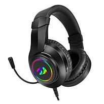 REDRAGON OVER-EAR HYLAS RGB BK