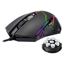 Redragon CENTROPHORUS 7200DPI RGB Gaming Mouse - Black