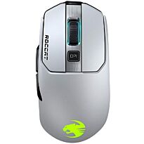 Roccat Kain 202 AIMO White Wireless Optical 16000 dpi Titan-Click RGB Gaming Mouse