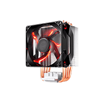 Cooler Master H410 Compact Air Tower 92mm Red LED Fan 4 Heat Pipes