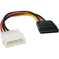 Power Cable Molex to 1 x SATA 10cm