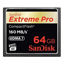 SanDisk 64GB Extreme Pro CF 160MB/s Memory Card Compact Flash