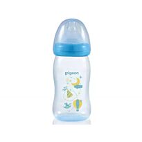 Pigeon 240ml Softouch Clear PP Bottle Blue