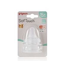 Pigeon - Softouch 3 Nipple Blister Pack 2pcs (LLL)