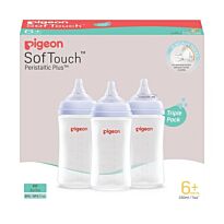 Pigeon Softouch 3 Bottle PP Triple Pack 330ml (L)