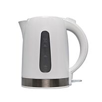 Elektra 1.7L Plastic White Kettle