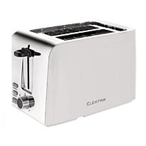 Elektra 2 Slice Toaster White