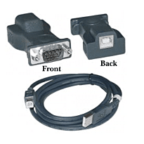 USB B Male to Serial Port Connector