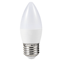 SWITCHED 5W Candle LED Light Bulb E27 - Cool White