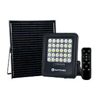 SWITCHED Urban PRO Series 100W Solar Floodlight with Remote - Black